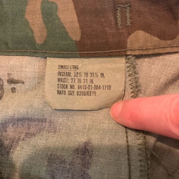 Woodland Combat Camouflage Set size S Long - Picture 8 of 8